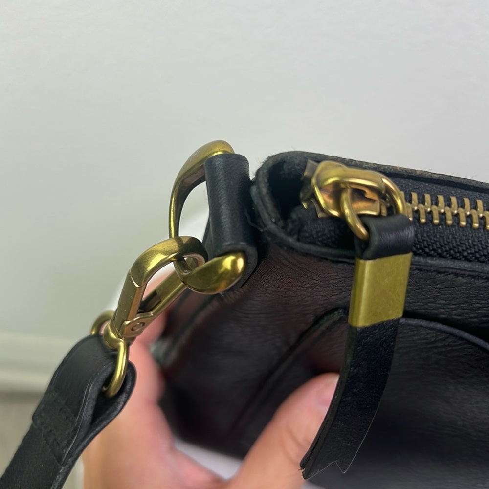 Madewell The Transport Shoulder Crossbody Bag Black - Picture 13 of 14